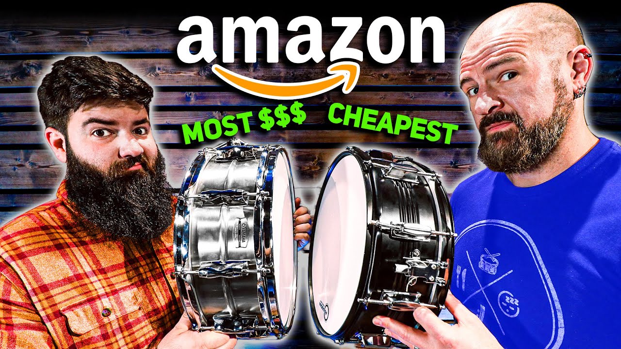 Я купил самый дешёвый и самый дорогой стальной малый барабан на Amazon — Stephen Taylor & RDavidR