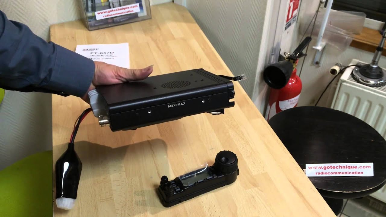 FT857D YAESU HF VHF UHF Presentation Go Technique