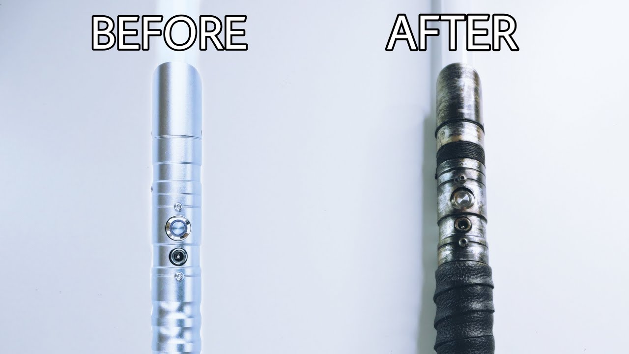 HOW TO TURN YOUR $90 LIGHTSABER INTO A $500 LIGHTSABER (WEATHERING TUTORIAL)