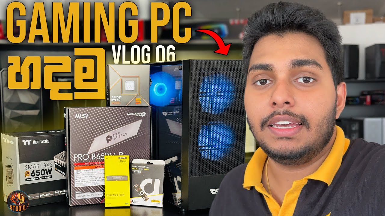 Gaming PC හදමු | Vlog 06