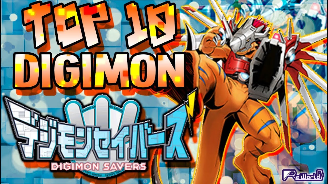 TOP 10 Digimon Generación Savers