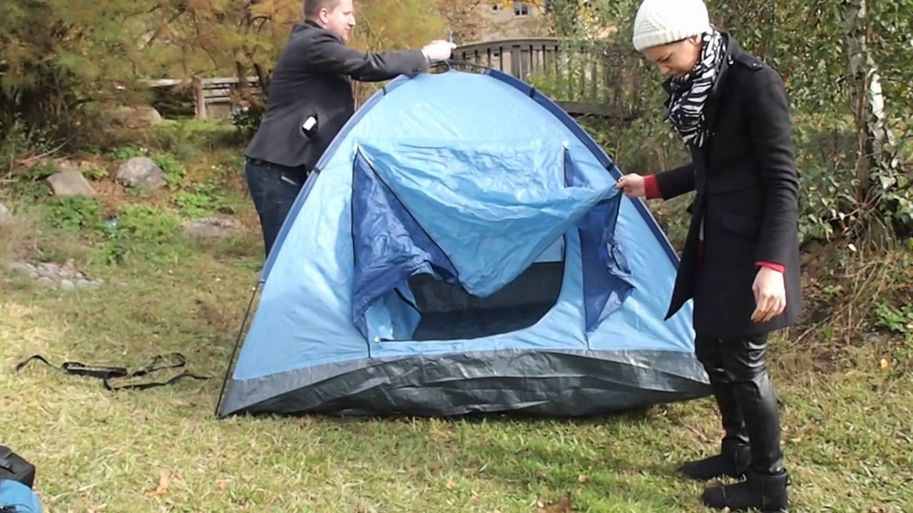Camping in Berlin.