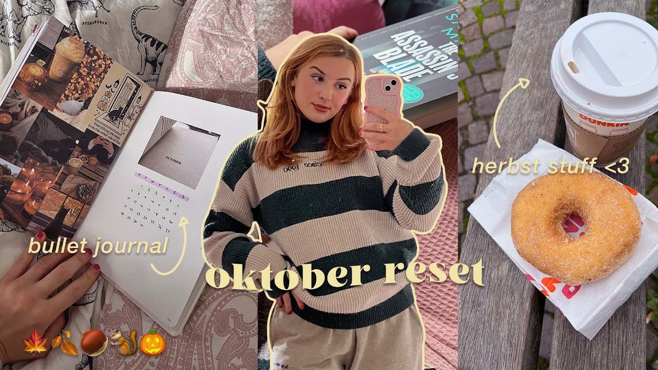 🎃🍂 oktober reset | bullet journaling, herbst stuff, bücher,…