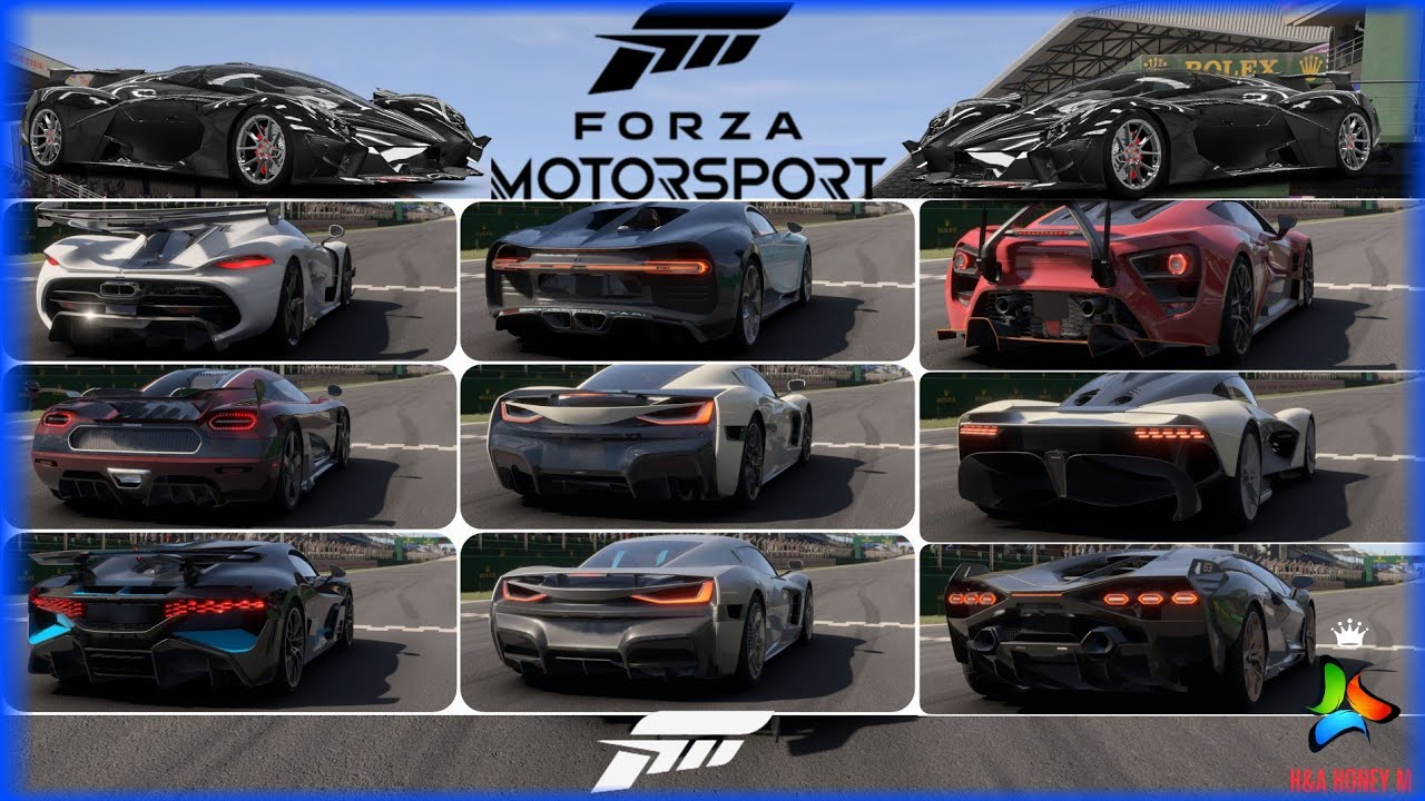 Forza Motorsport 8 | Top 10 Fastest Hypercars - Speed Battle