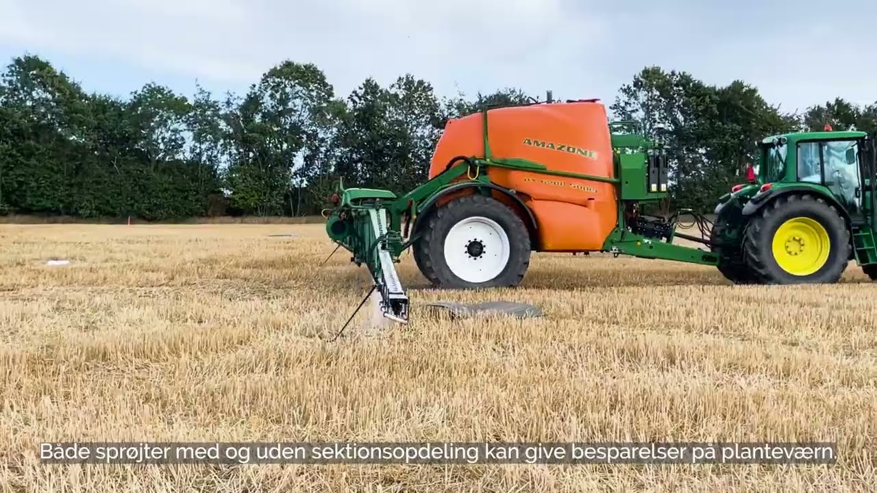 Præcisionslandbrug - Danfoil sprøjte med Trimble terminal