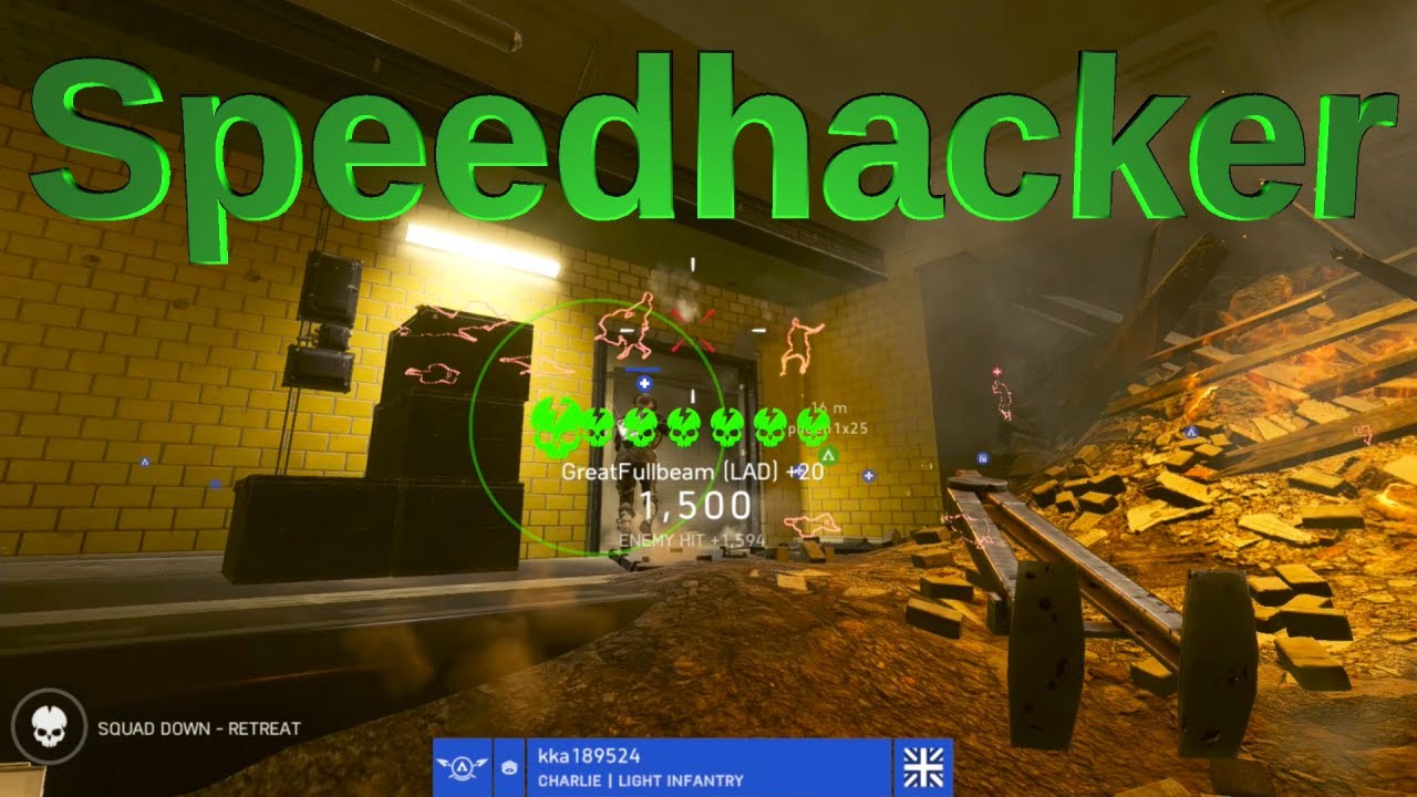 User name: kka189524 - Battlefield 5 Spectating A Blatant Cheater using SpeedHack - Part 2