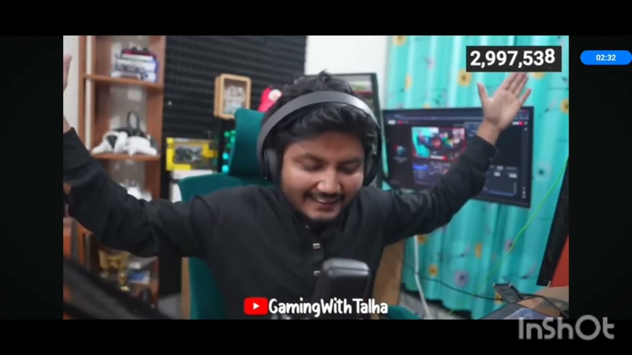 congratulations  Gaming With Talha for 3million subscriber তালহা ভাই নতুন রেকর্ড গড়লো, 2026