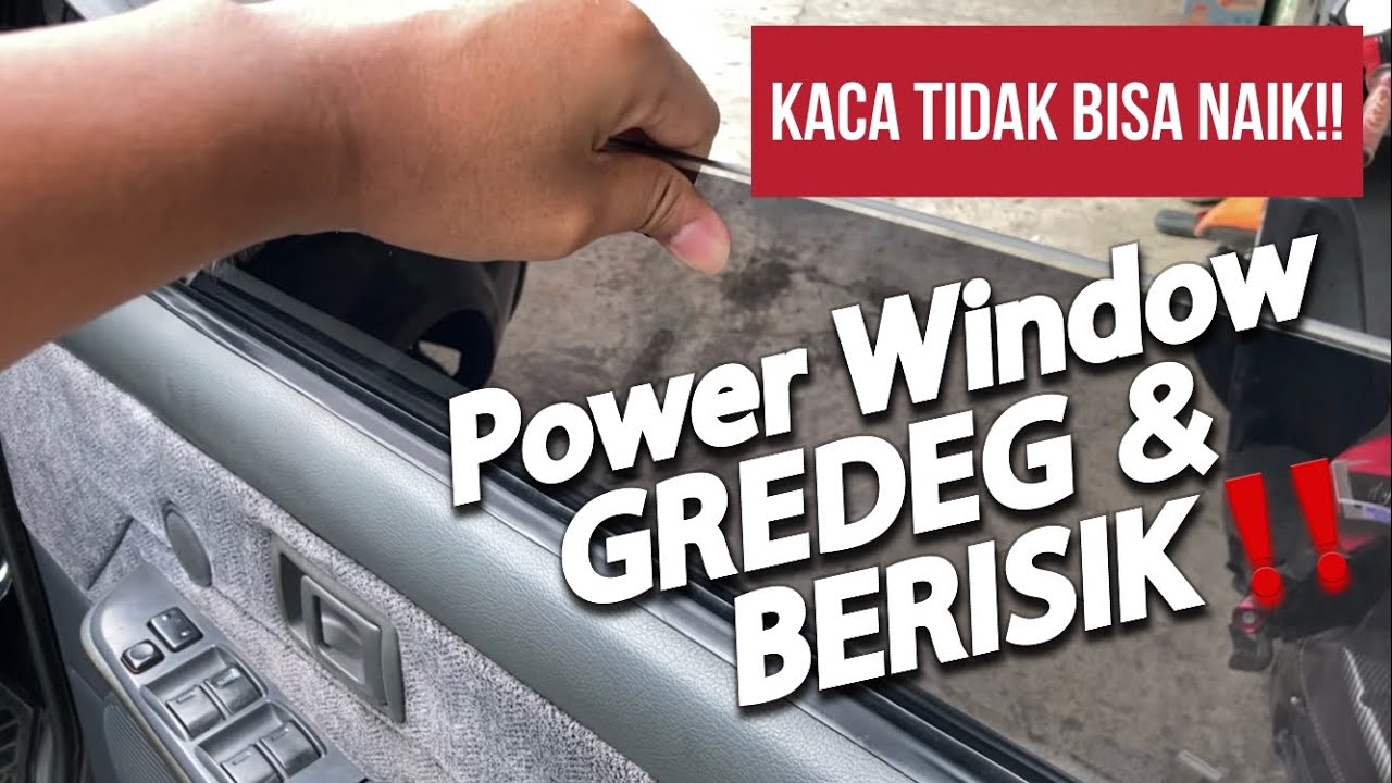 MENGATASI BUNYI GREDEG DI PINTU MOBIL PADA SAAT KACA NAIK TURUN‼️