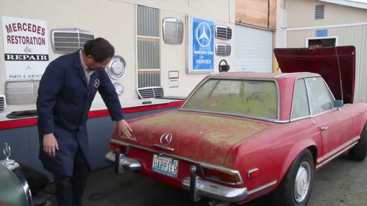 Mercedes W113 280SL Pagoda Rescue Part 1: Island Bound w/ Kent Bergsma