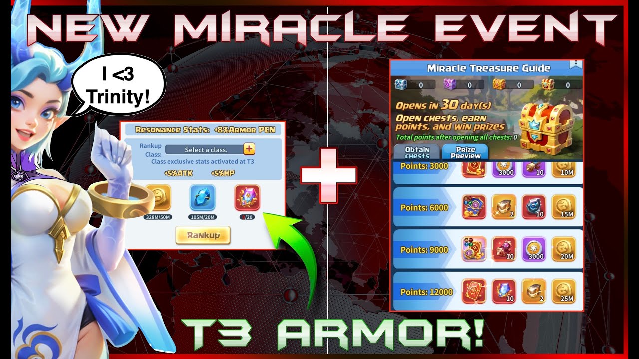 *New* Miracle Event + Porcelina Update + Berserk... + T3 Armor! | Hero Clash Intel