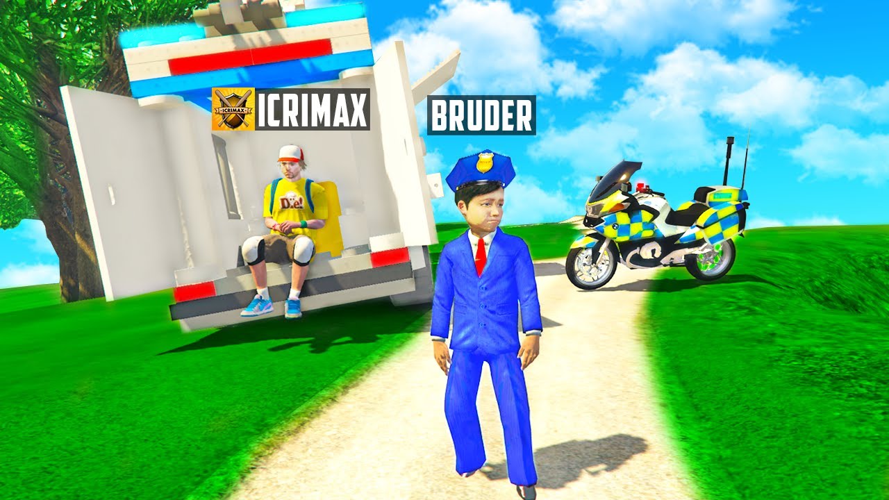 KLEINER BRUDER wird POLIZEI CHEF in GTA 5 RP!