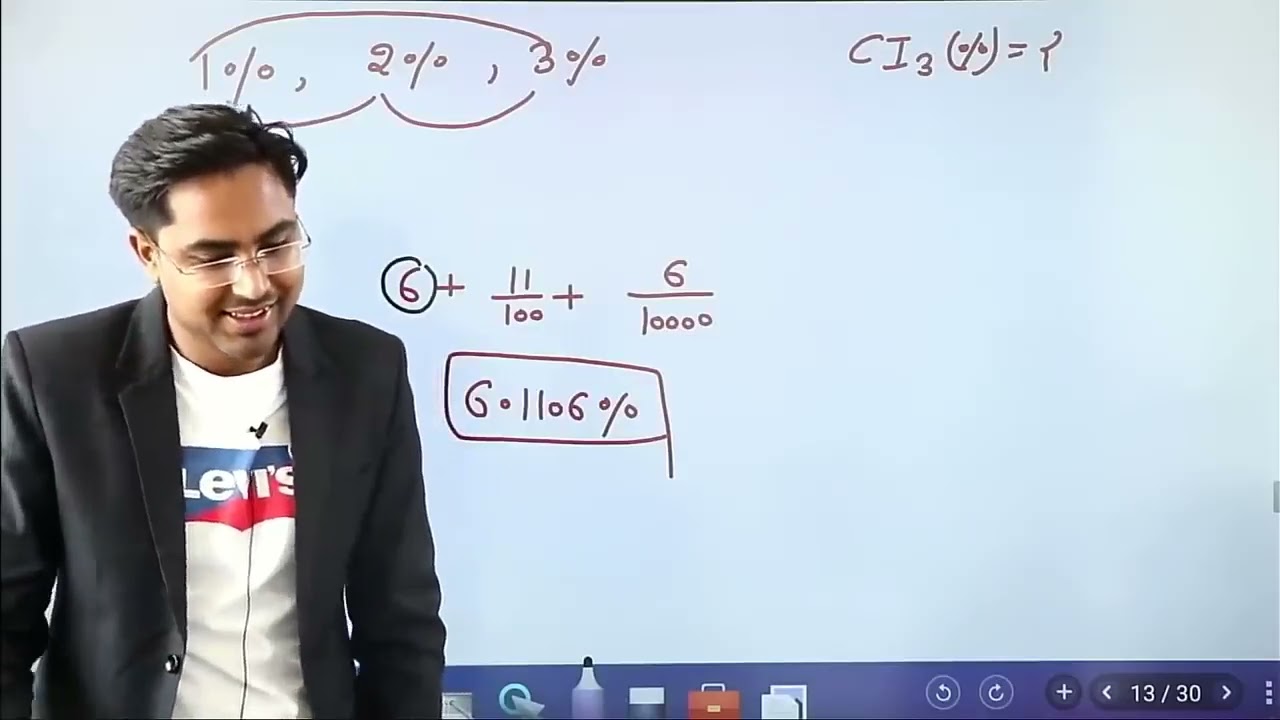 Compound Interest चक्रवृद्धि ब्याज के Calculation वाले सवाल कैसे करे ؟ ☺️By Gagan Pratap Sir