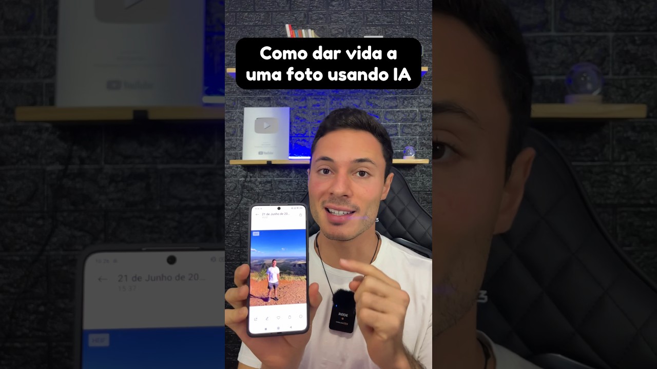 Como dar vida a uma foto usando IA #dicas #fotografia #inteligenciaartificial #dicasdecelular #tech