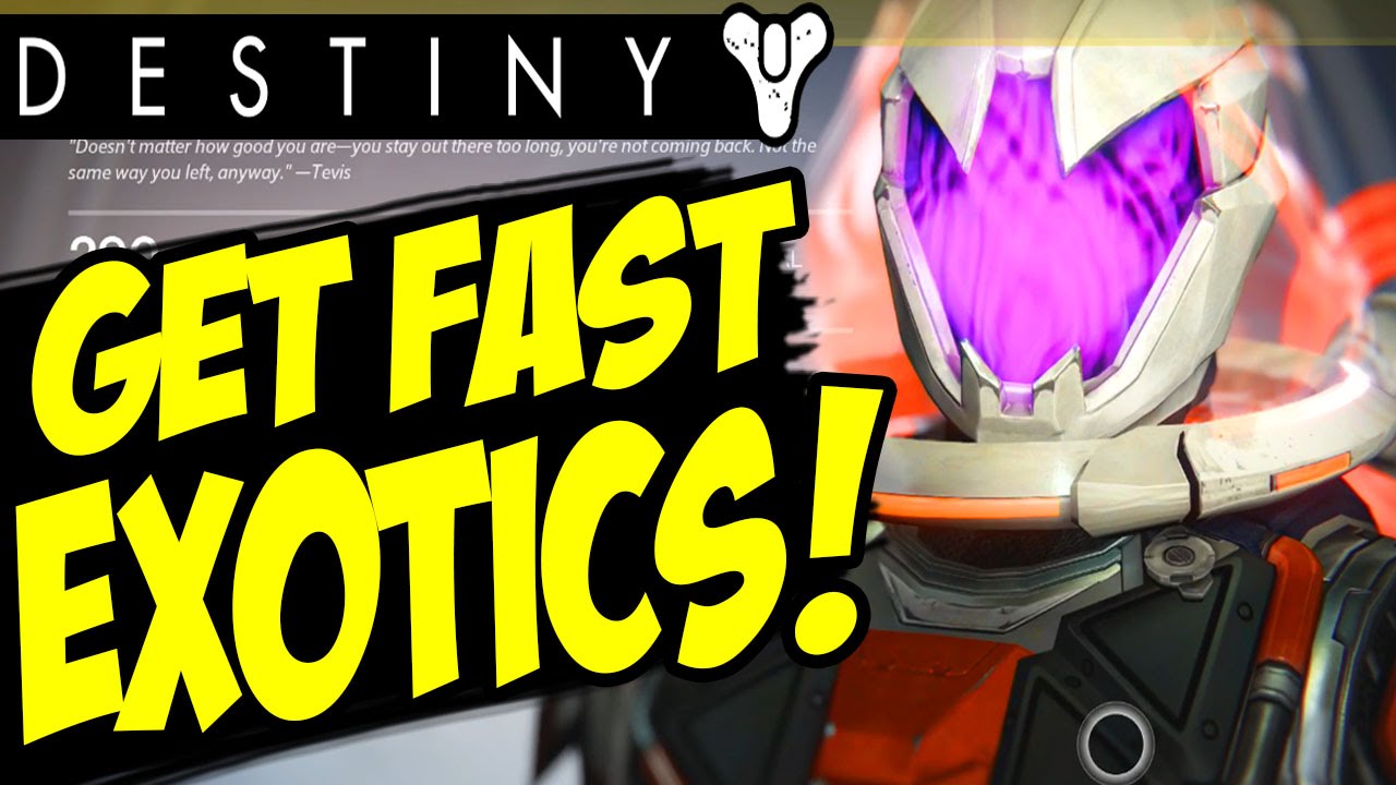 Destiny The Taken King How to Get EXOTICS FAST / The Taken King All Exotic Weapons Farming