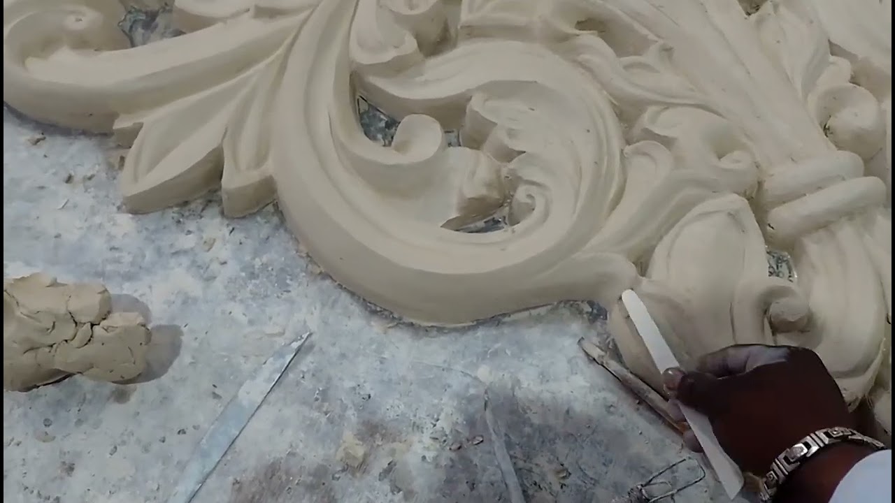 How to making clay moulding design
