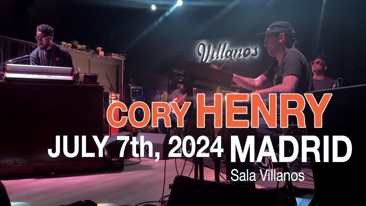 Cory Henry Moog Solo ✶ Madrid, Sala Villanos, July 7th, 2024