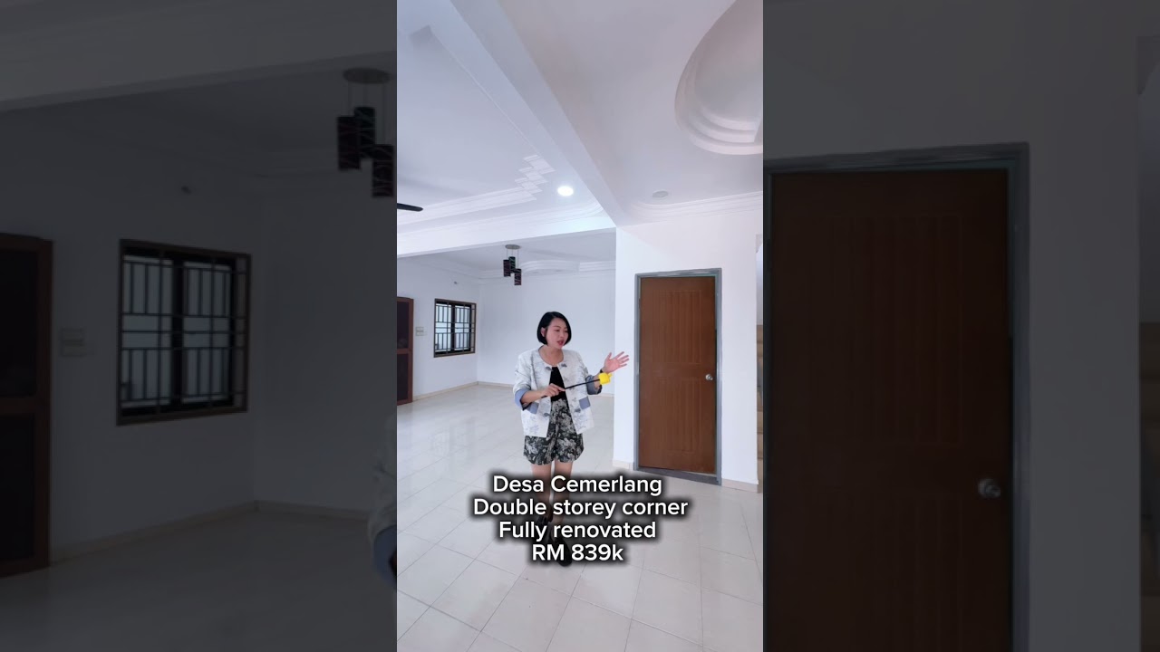 Cemerlang Full Renovated 2 Storey Corner Terrace🔥#烈光镇全装修角头双层排楼😍
