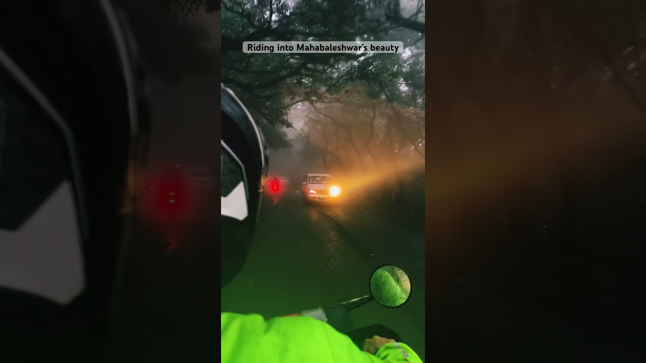 Best Monsoon bike ride #rider #monsoon #rainyday #mahabaleshwar #bikeride #rain #bike #travel