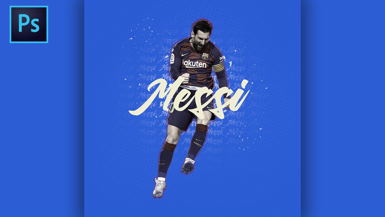 PS Tutorial: Lionel Messi Photoshop Edit