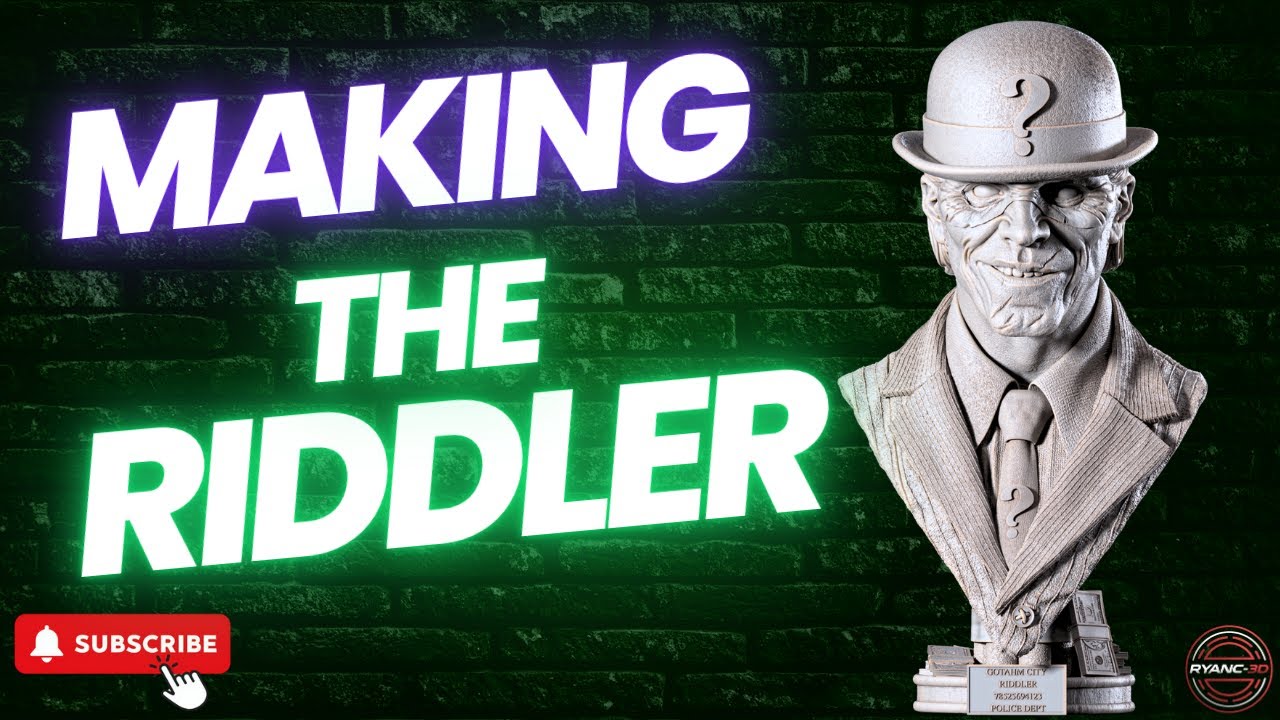 I Make An Awesome Riddler Bust From DC's Batman (Edward Nigma)
