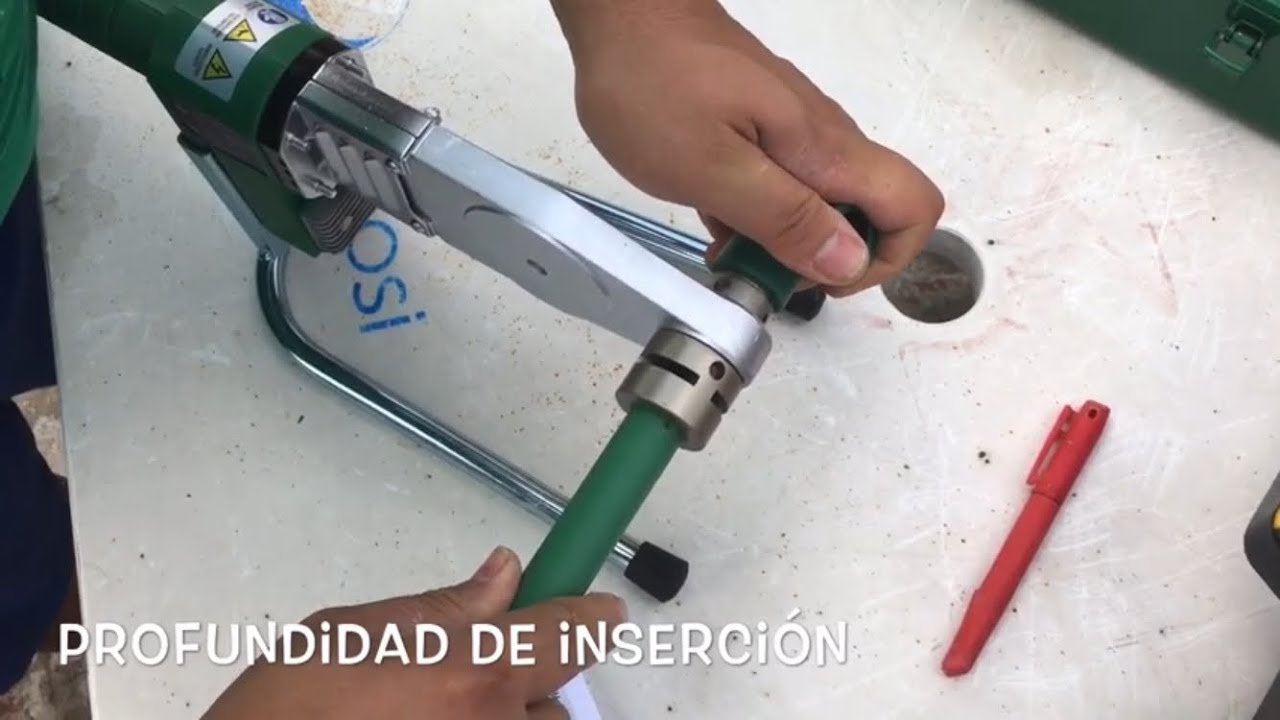 Como usar Termofusora B&aacute;sico paso a paso