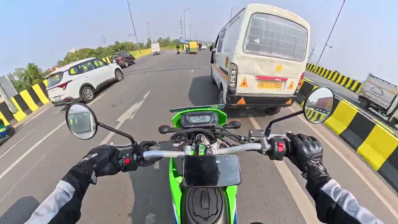 KLX 230 Commute from Delhi to Noida | Pure Sound