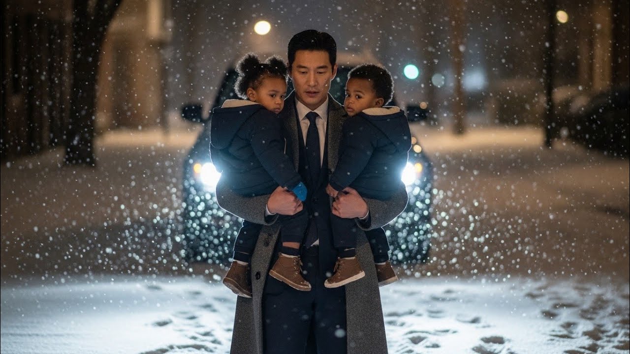 He Found The Twin Toddlers Freezing on a Seoul Street — Their Mother Was Collapsed Beside Them..