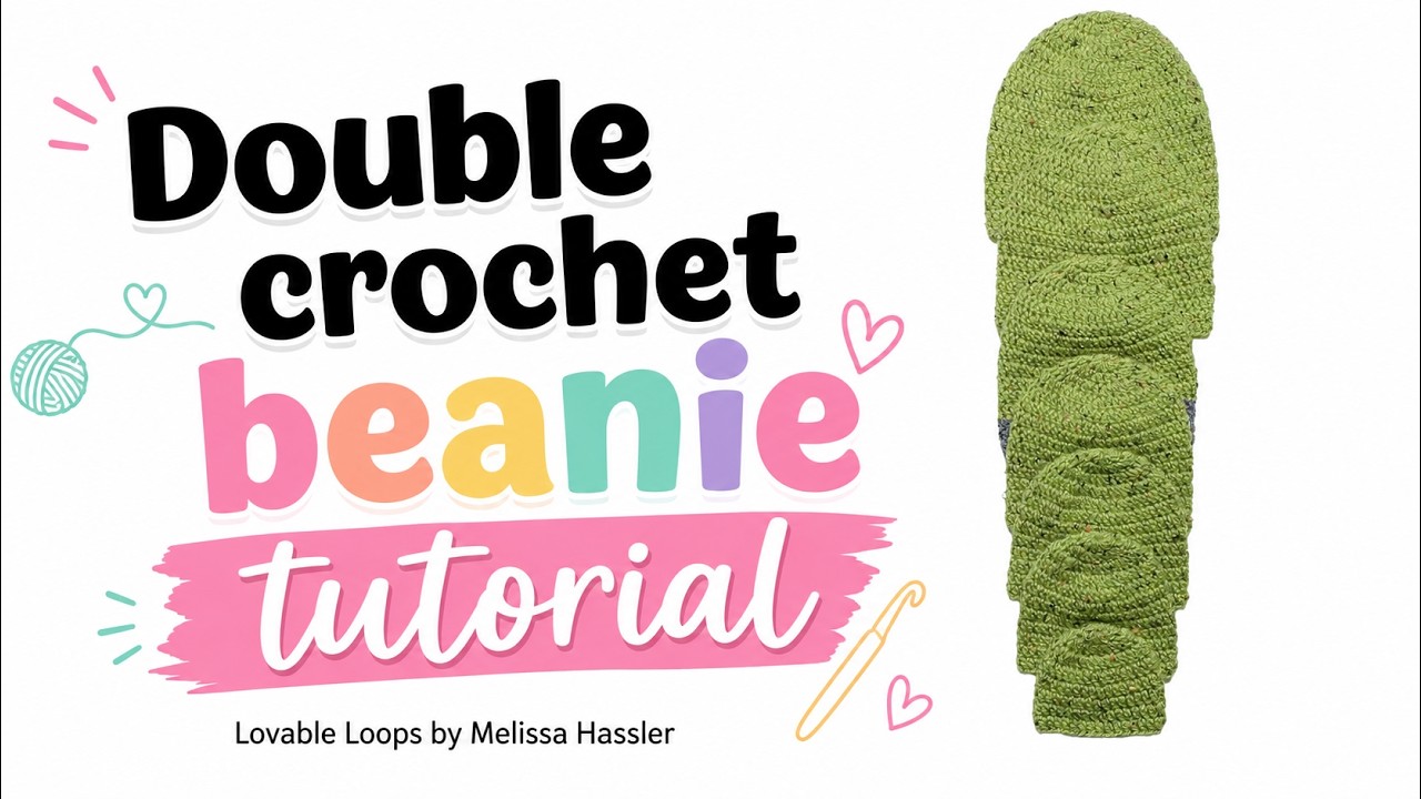 Double Crochet Hat Tutorial (all sizes) | Quick, Fun & Easy Pattern