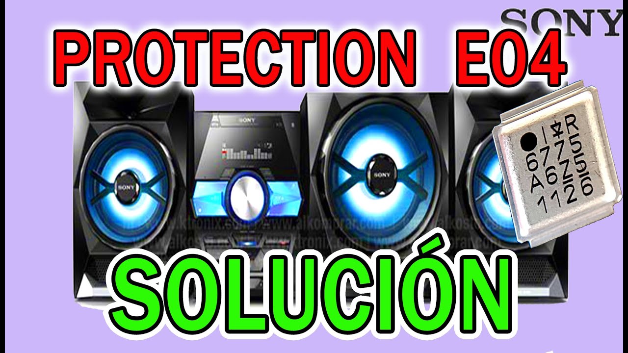 Equipo Sony HCD-GPX555 Protect E04 - Solución - Freddy Muñoz Hernández