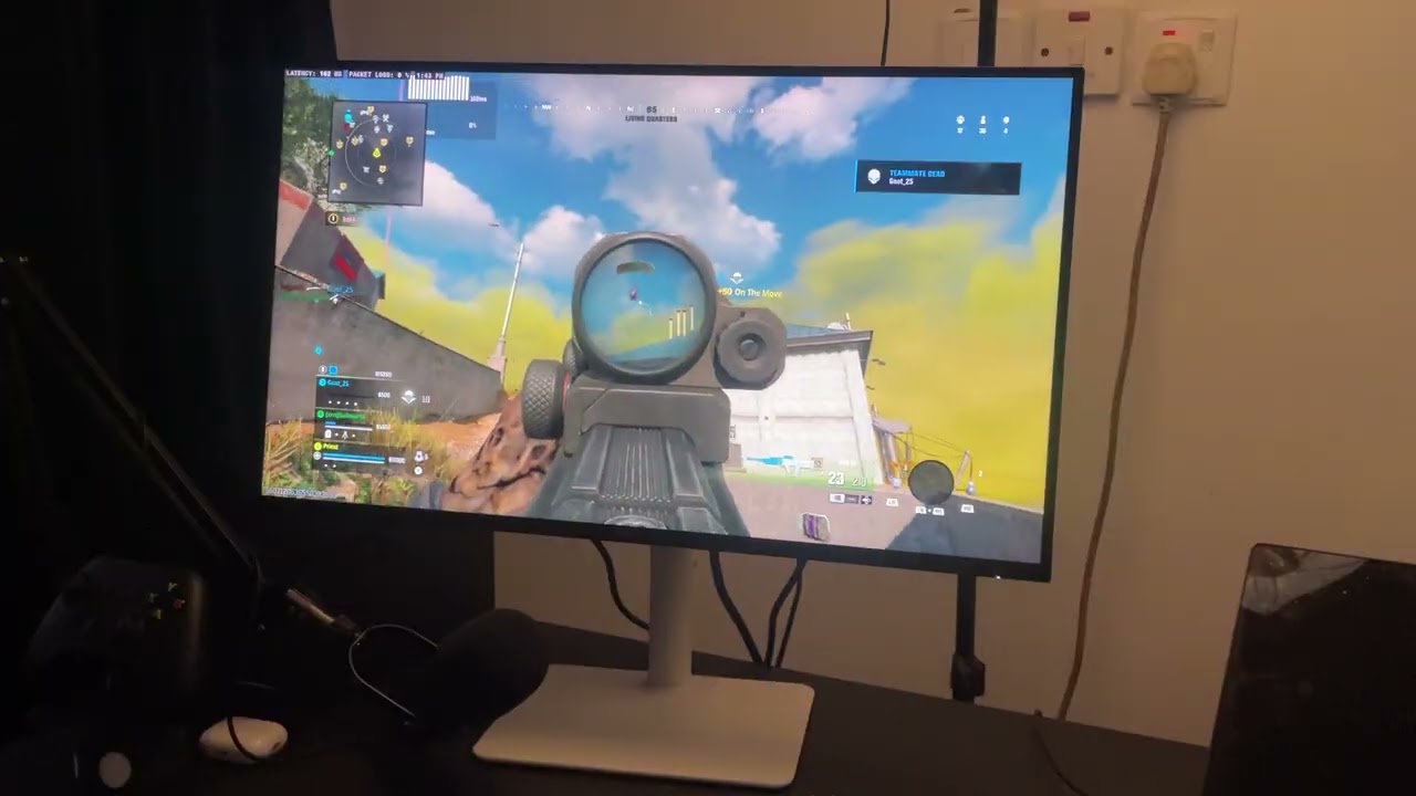 Dell S2725QS and Xbox series X Call of duty gameplay | 4k 120 fps