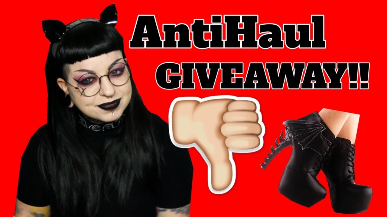 AntiHaul! $600 GOTH/ALTERNATIVE *FAIL* HAULl!! Interemodeus *GIVEAWAY* // Emily Boo
