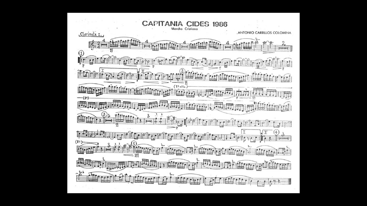 Capitania Cides 1986 - Antonio Carrillos Colomina (Marcia)