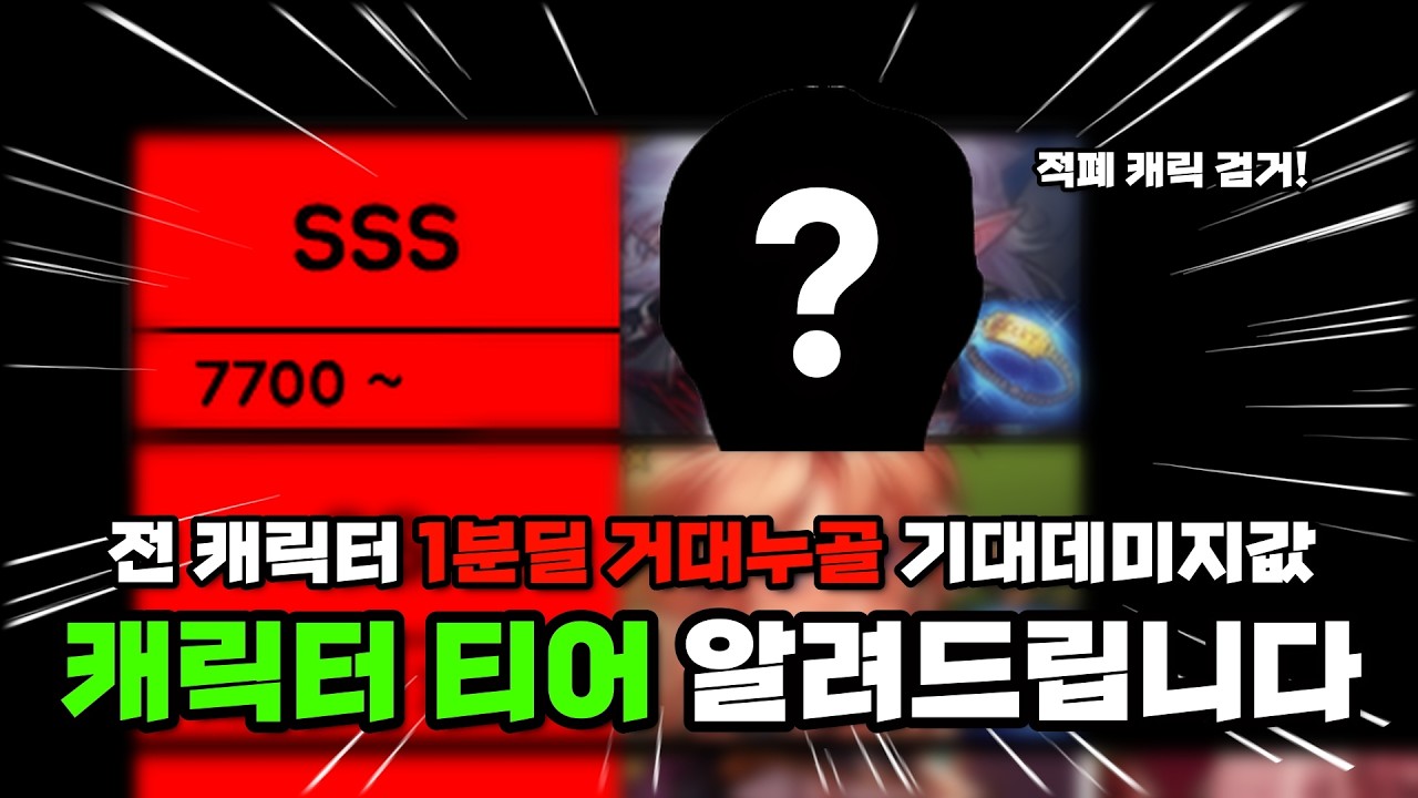 [던파모바일] 내 캐릭터, 어느정도 체급일까??