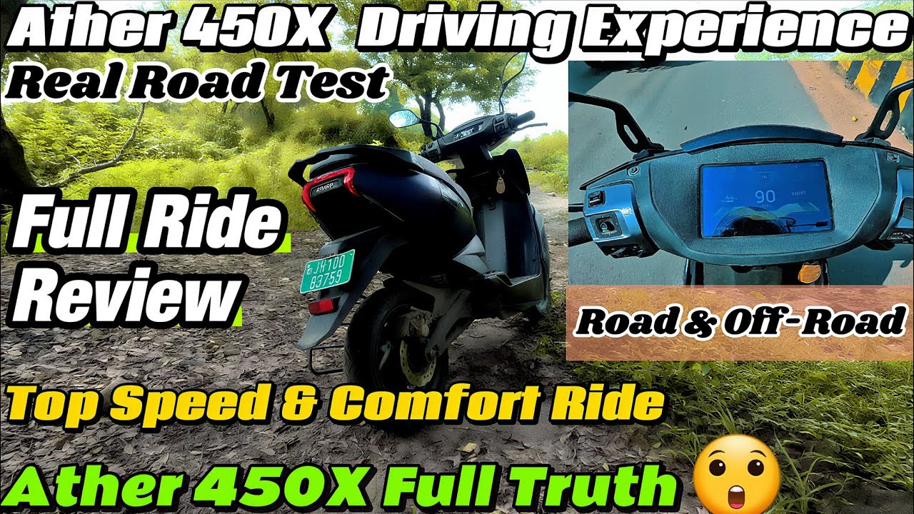 Ather 450X Ride Experience 2026 | Real Range Test, Top Speed, Traction Control, Regen Braking