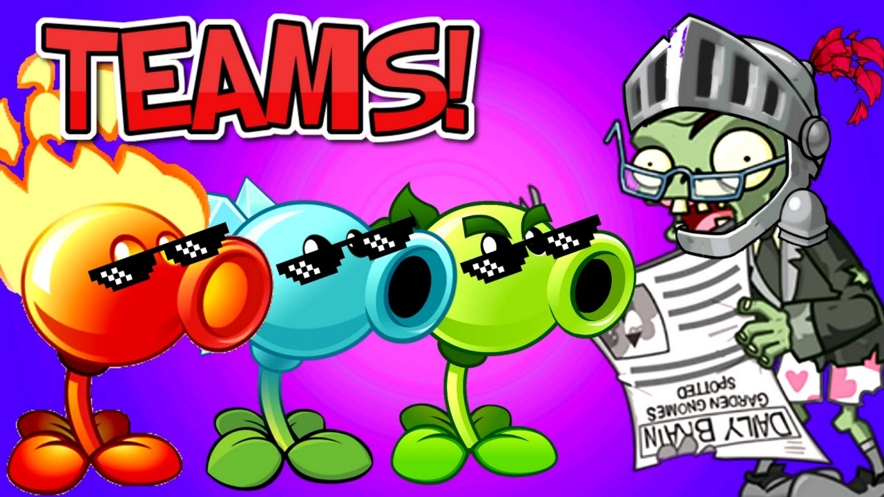 Plants vs. Zombies 2 Teams Every Plant vs Newspaper Zombie Primal Gameplay PVZ 2