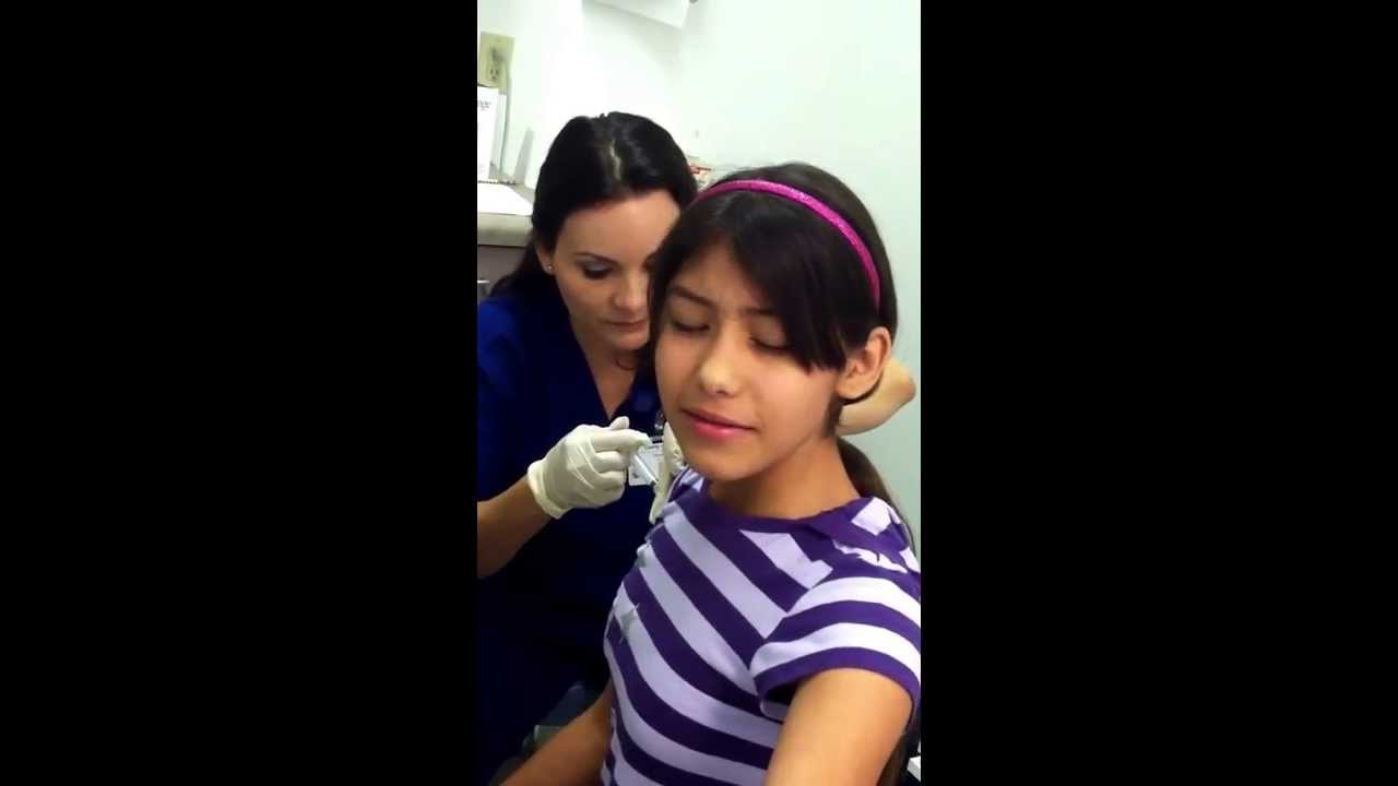 Getting t-dap shot n 3 others