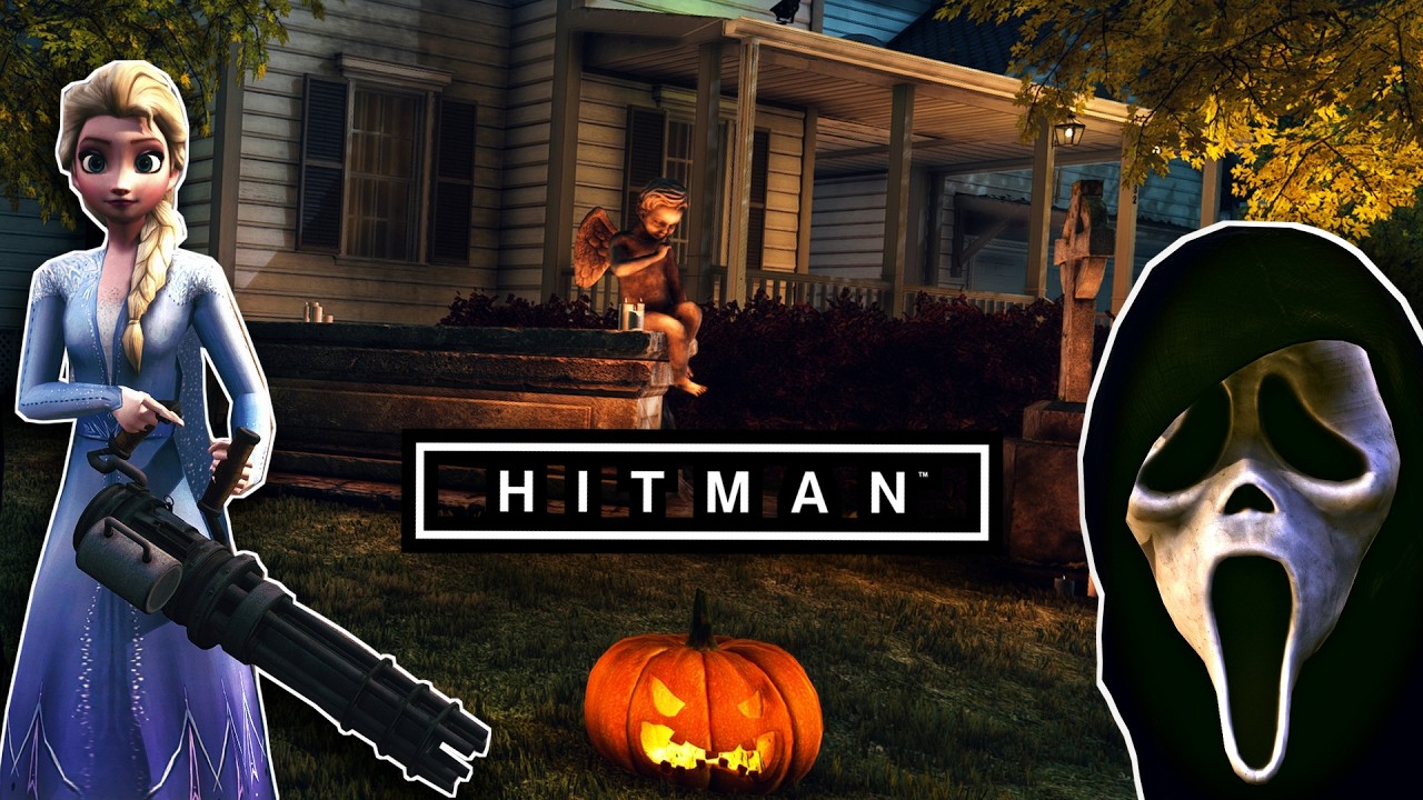 Hitman, но я установил слишком много модов (спецвыпуск к Хэллоуину)
