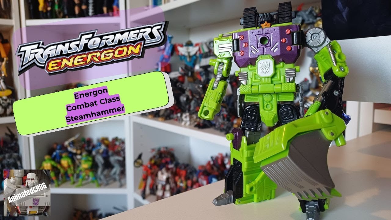 Бокскаватор! - Трансформеры Энергон - Обзор Constructicon Steamhammer - AnimatedCHUG 