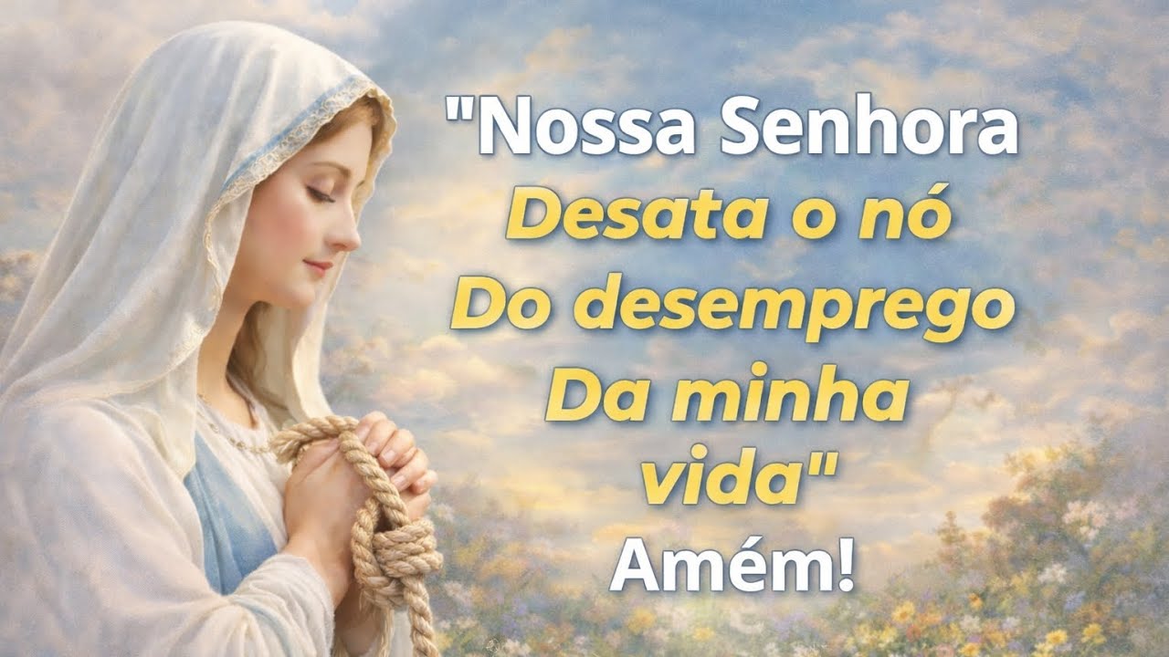  NOSSA SENHORA DESATA O NÓ DO DESEMPREGO DA MINHA VIDA AGORA!