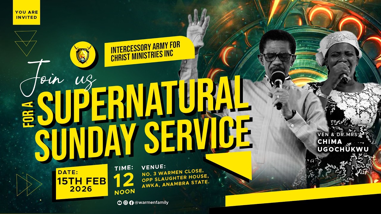 Sunday Service with Ven. Chima Ugochukwu || 15||02||2026