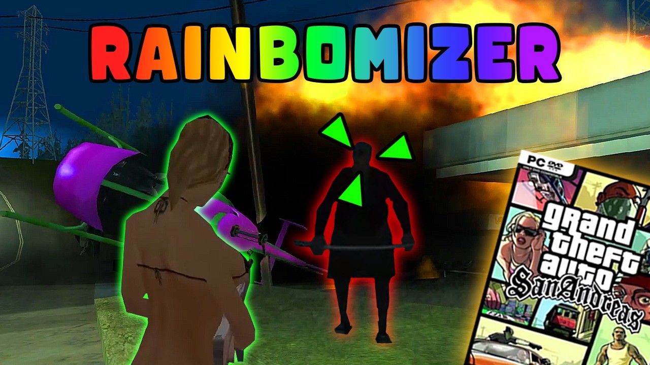 4 HORAS Y MEDIA DE RAINBOMIZER. TODO RANDOM. SPEEDRUN GTA SAN ANDREAS NMG