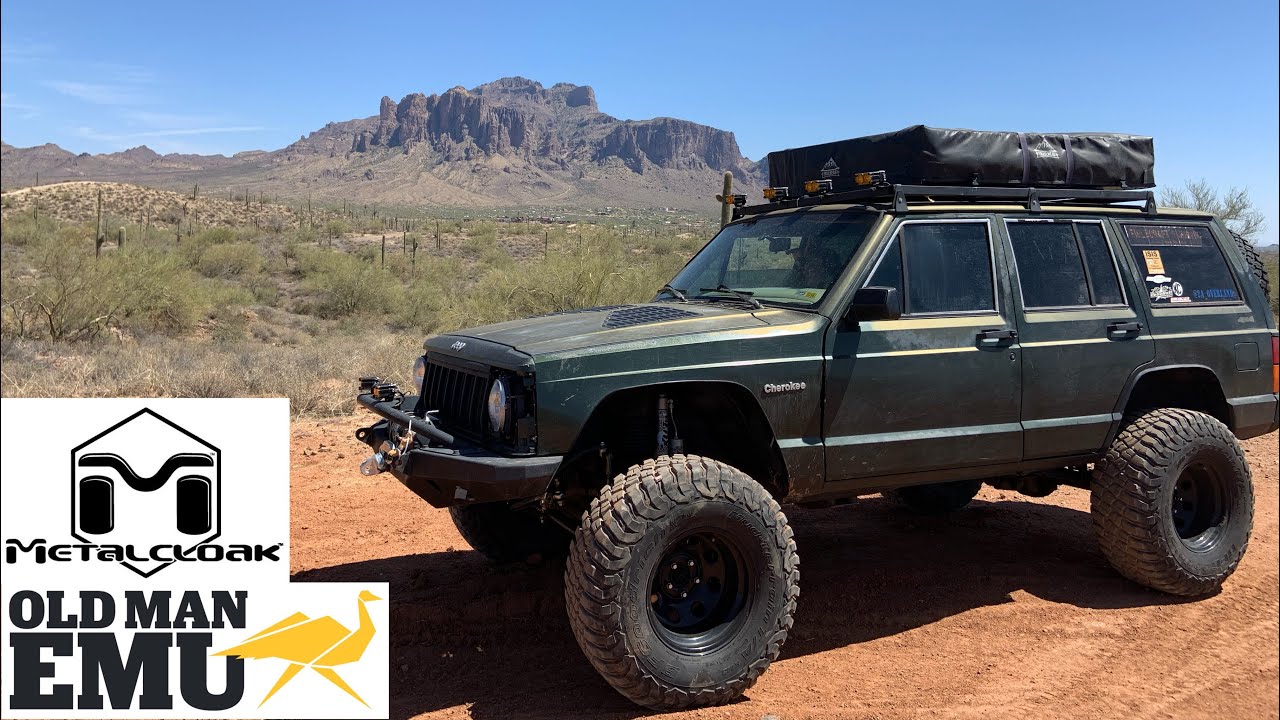 Замена ИЗНОШЕННОЙ подвески на нашем Overland Jeep Cherokee XJ! Установка подвески Metalcloak/OME