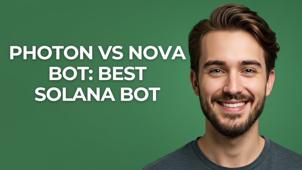 Photon Vs Nova Bot: Best Solana Bot - UPDATED!