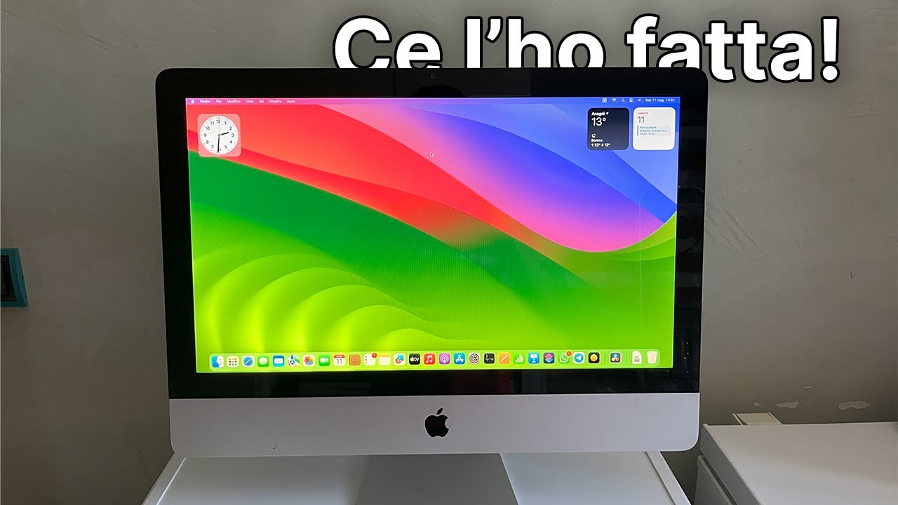 FINALMENTE FUNZIONA! Riparazione iMac 21.5 2010