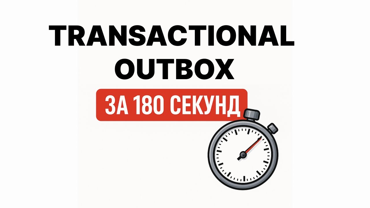 Transactional Outbox за 180 секунд