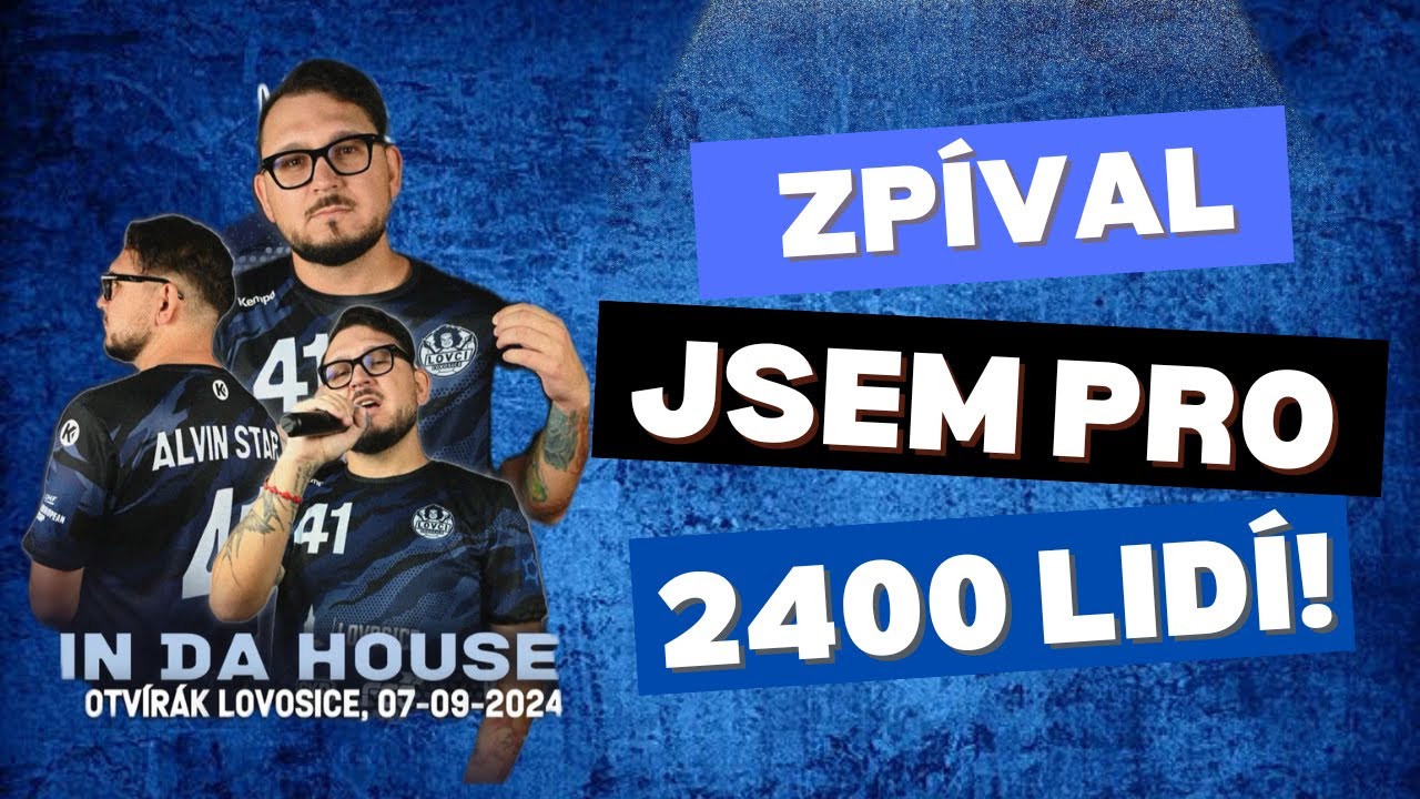 Zpíval jsem pro 2400 lidí! Otvírák Lovosice | ALVIN STAR VLOG #003