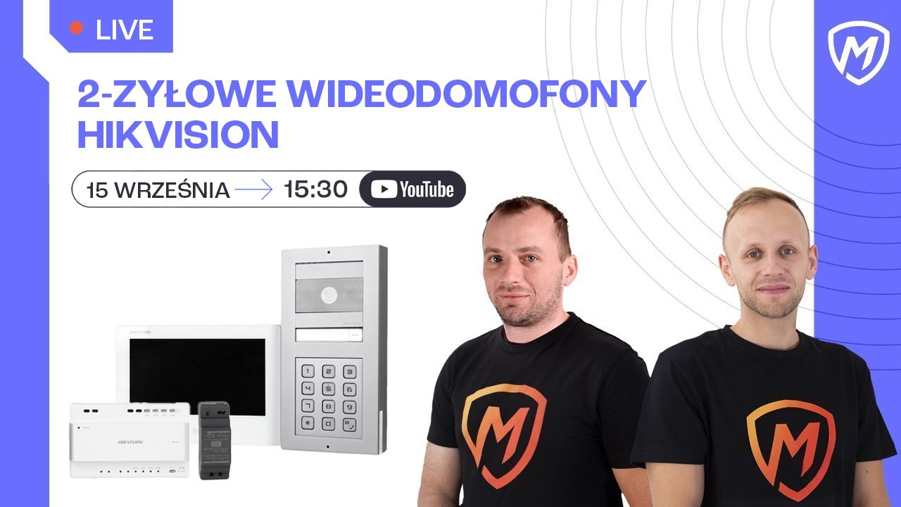 2-zyłowe wideodomofony Hikvision - Montersi LIVE