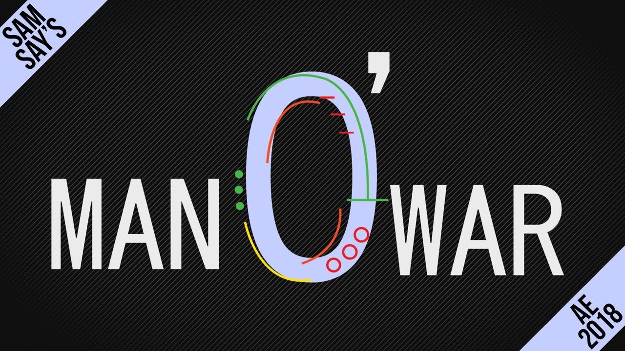 [FREE] After Effects CC 2018 Template - Animated O - Man O' War INTRO
