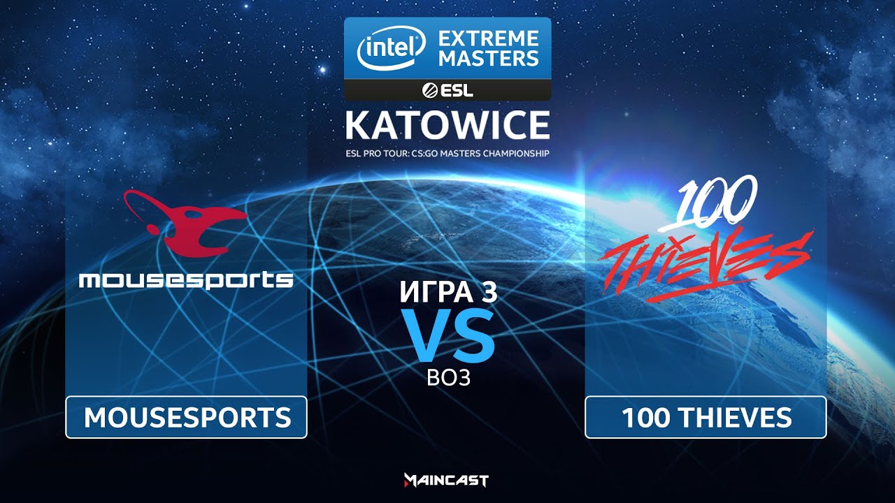 mousesports vs 100 Thieves [Map 3, Nuke] (Best of 3) IEM Katowice 2020 | Groups Stage