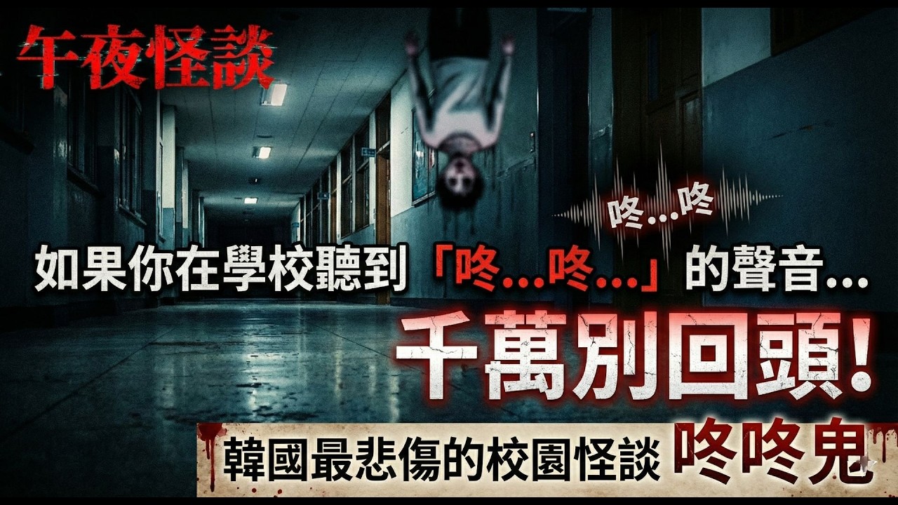 【訓住教聽 】深夜校園傳來「咚咚」聲？千萬別開門！韓國最心寒的學霸復仇傳說